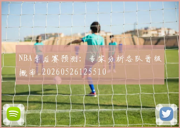 NBA季后赛预测:专家分析各队晋级概率_20260526125510